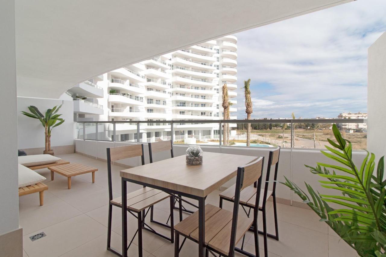 Global Properties, Apartamento Con Terraza Y Vistas A La Piscina En Gran Canet Canet d'En Berenguer ภายนอก รูปภาพ